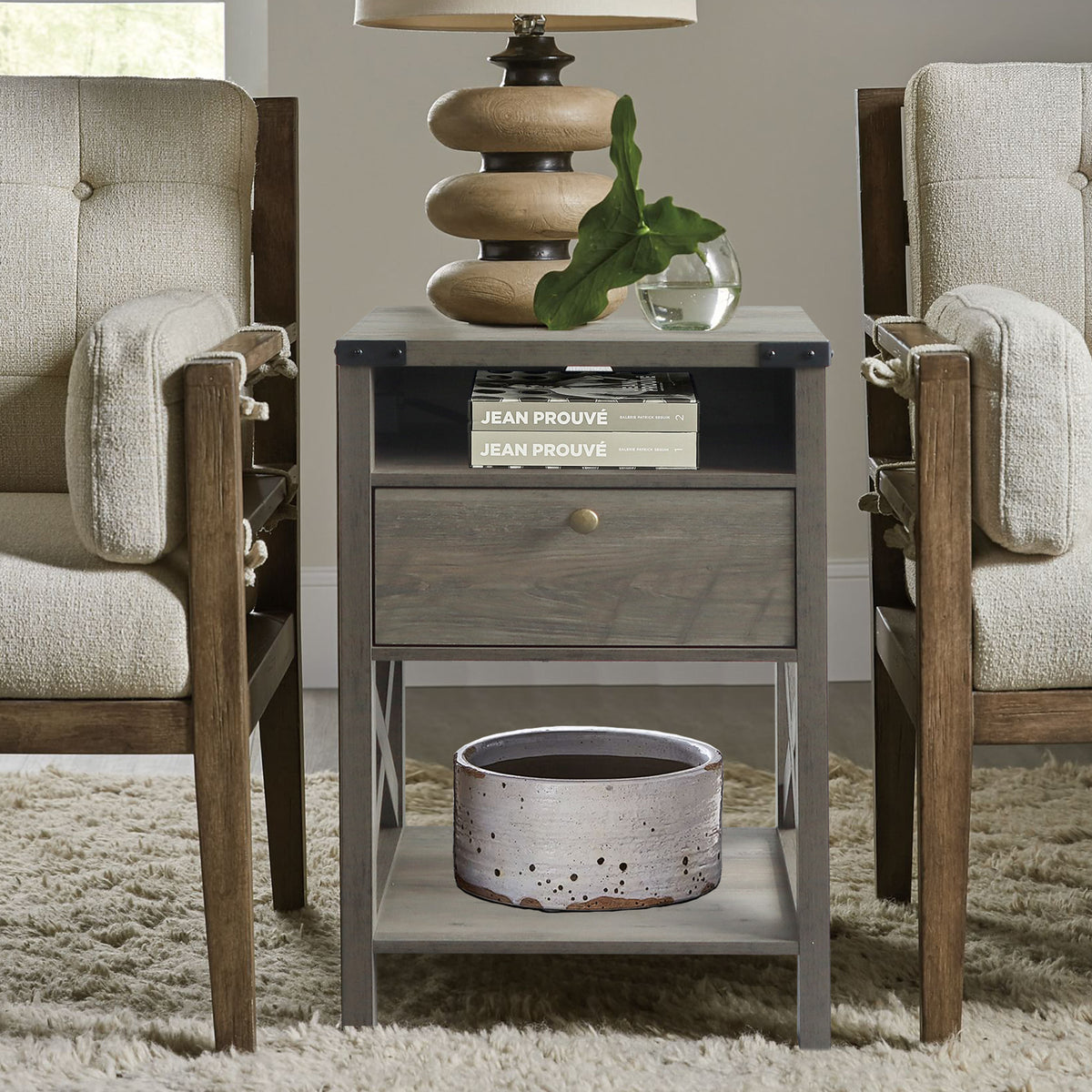 ストーブ/コンロ NEIGHBORHOOD - NEIGHBORHOOD NH . ODE / E-CASE Rainbow Sophia Nightstand with Charging Station, Modern End