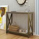 Farmhouse 39" Console Table (Shaded Oak)
