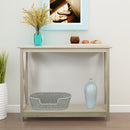 Farmhouse 39" Console Table (White Oak)