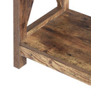 Farmhouse 39" Console Table (Rustic Wood)