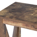 Farmhouse 39" Console Table (Rustic Wood)