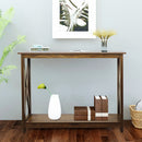 Farmhouse 39" Console Table (Dark Walnut)