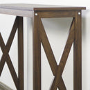Farmhouse 39" Console Table (Dark Walnut)