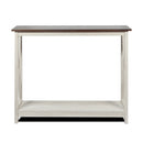 Farmhouse 39" Console Table (Sargent Oak/Dark Walnut)