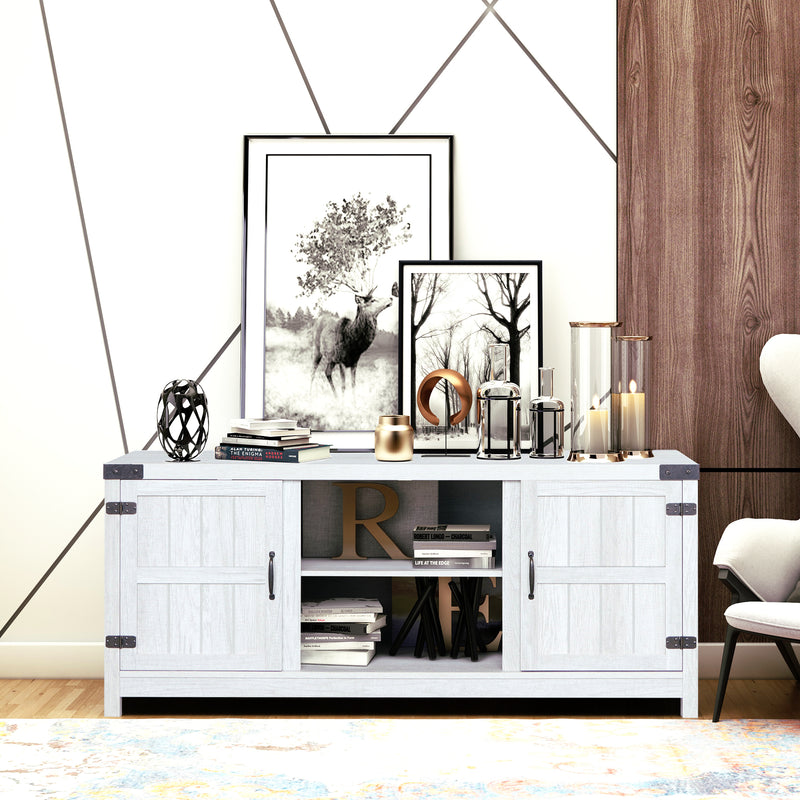 Modern TV Stand for TVs up to 65" (Sargent Oak)