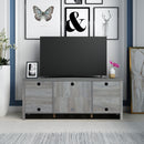 Modern TV Stand for TVs up to 65" (Washed Oak)