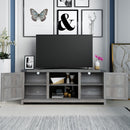 Modern TV Stand for TVs up to 65" (Washed Oak)