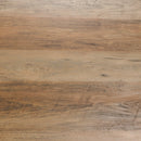 Farmhouse Modern Wood Coffee Table with 2-Tier Shelf Storage (Shaded Oak)