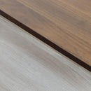 Farmhouse Modern Wood Coffee Table with 2-Tier Shelf Storage (Sargent Oak)