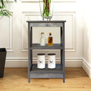 Farmhouse End Table Side Table (Washed Oak)