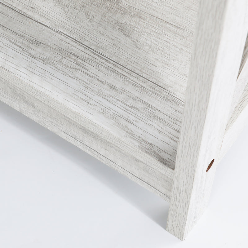 Farmhouse End Table Side Table (Sargent Oak)