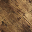 Farmhouse Nightstand with Cabinet and Shelves (Rustic Wood)