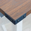 Farmhouse Side Table End Table with 2-Tier Storage, Sargent Oak