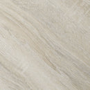 Farmhouse Modern Wood Coffee Table with 2-Tier Shelf Storage (White Oak)